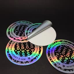 Holographic stickers view 3