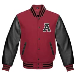 Custom jacket patch design 5 for letterman and varsity jackets with premium embroidery