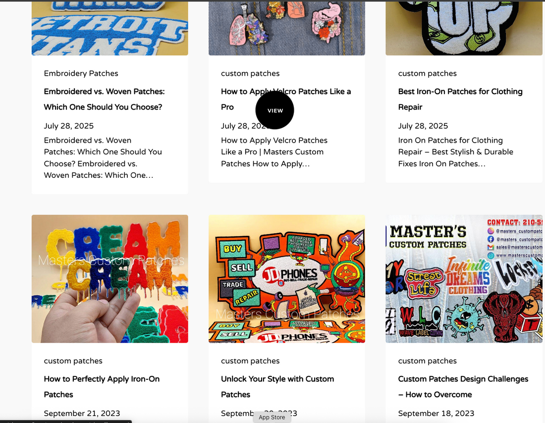 Embroidered vs. Woven Patches: Which One Should You Choose?