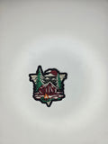 Camping Tent Scene Embroidered Patch