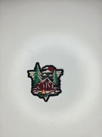 Camping Tent Scene Embroidered Patch