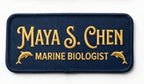 Custom Embroidered Name Patches