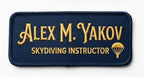 Custom Embroidered Name Patches