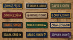Custom Embroidered Name Patches