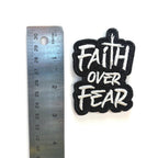 Faith Over Fear Embroidered Patch