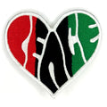 Peace Heart Embroidered Patch