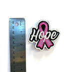 Hope Ribbon Embroidered Patch