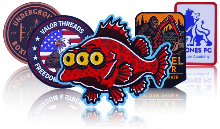 Custom Patches: Low Minimums, Free Design & Fast Delivery
