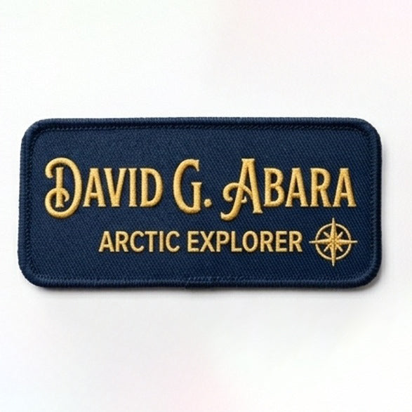 Custom Embroidered Name Patches
