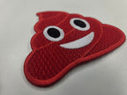 Red Ski Mask Embroidered Patch