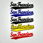 San Francisco Chenille Letterman Patch