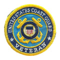 Coast Guard Vet Embroidered Patch