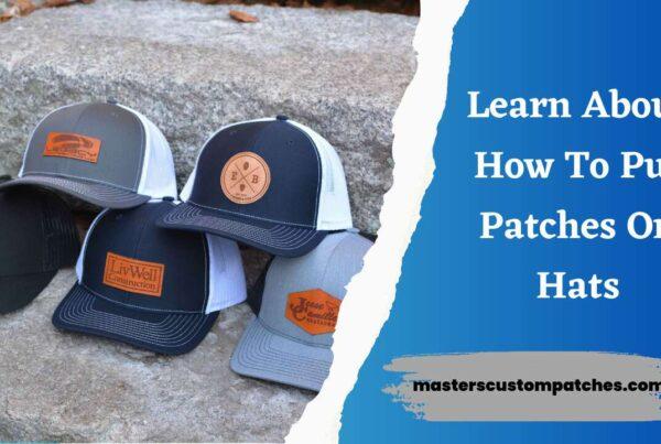 how to put custom patches on hats